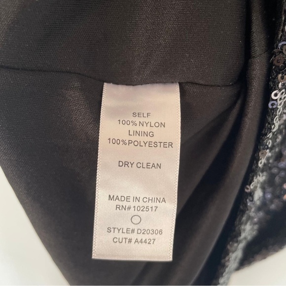 Soprano black sequin mini dress size small - Picture 8 of 8